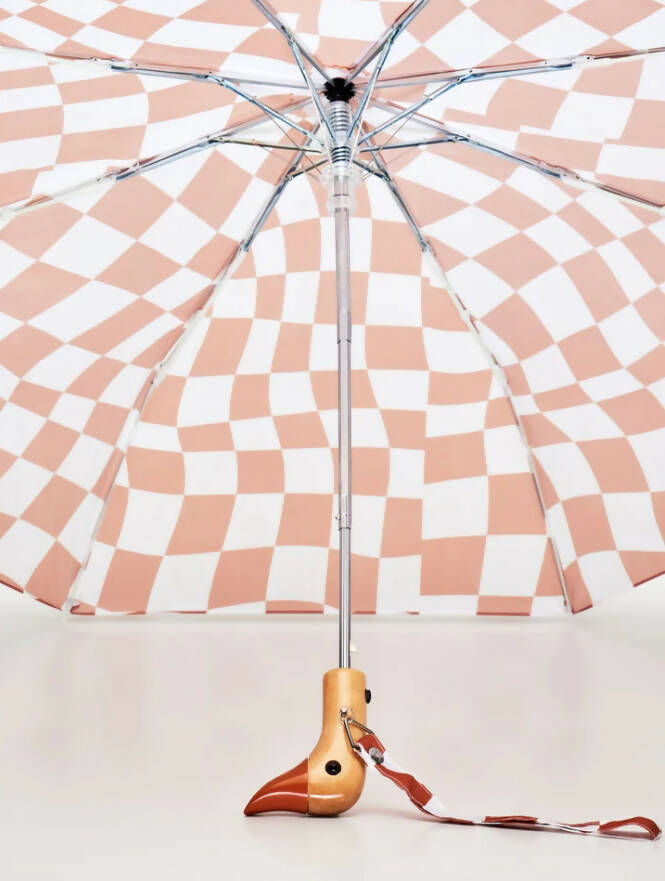 Peanut Butter Checkers Eco-Friendly Umbrella