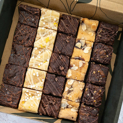 Happy Birthday Box British Brownie and Blondie Box - Positive Bakes
