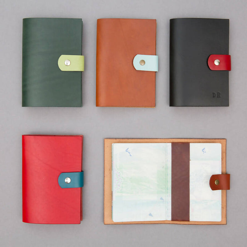 Corio Bridle Leather Passport Wallet