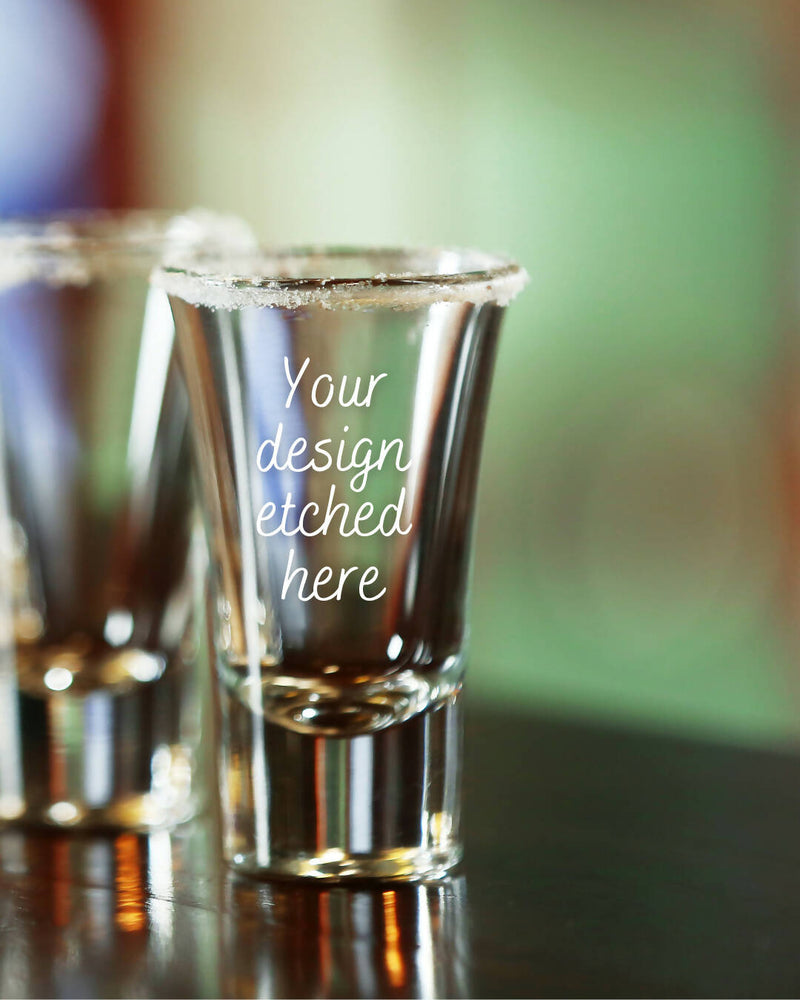 Bespoke Etched Shot Glass