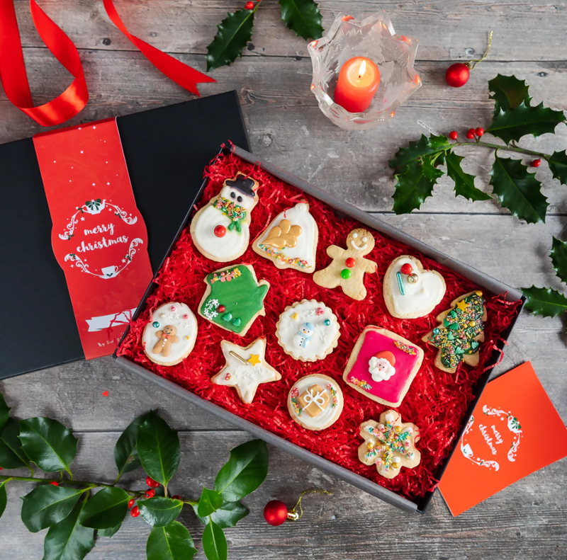 12 Days Of Christmas Biscuit Box
