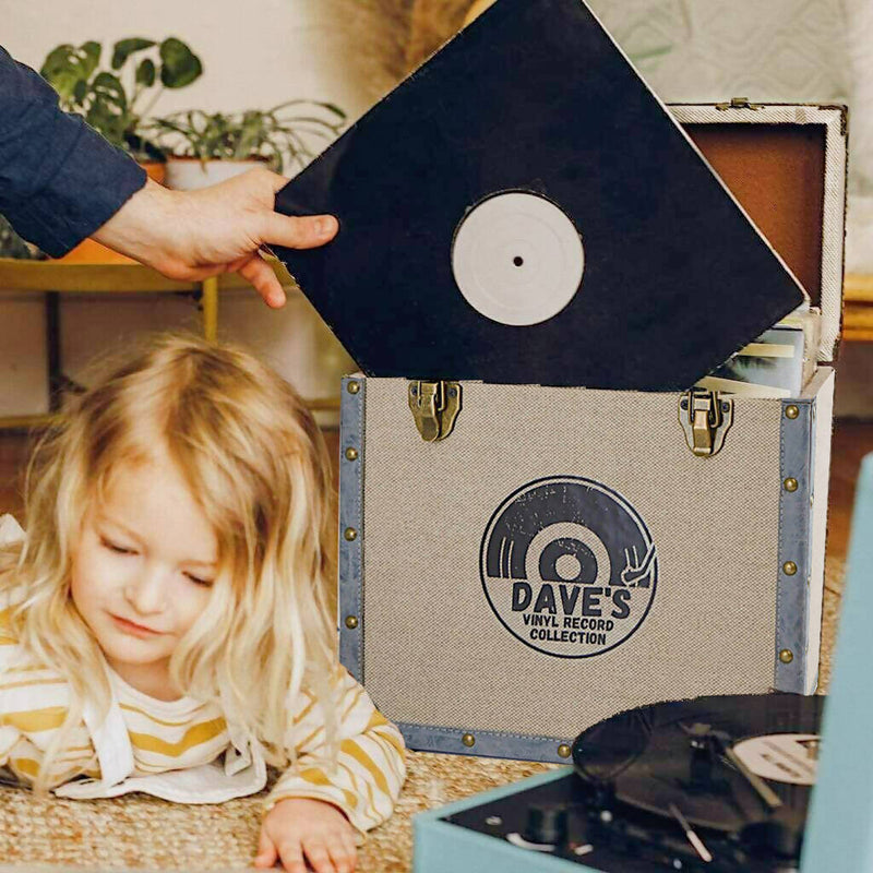 Personalised Vinyl Record Storage Case