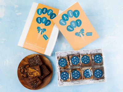 Baby Boy Luxury Brownie Gift