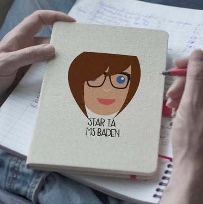 Personalised Teacher Notebook Gift