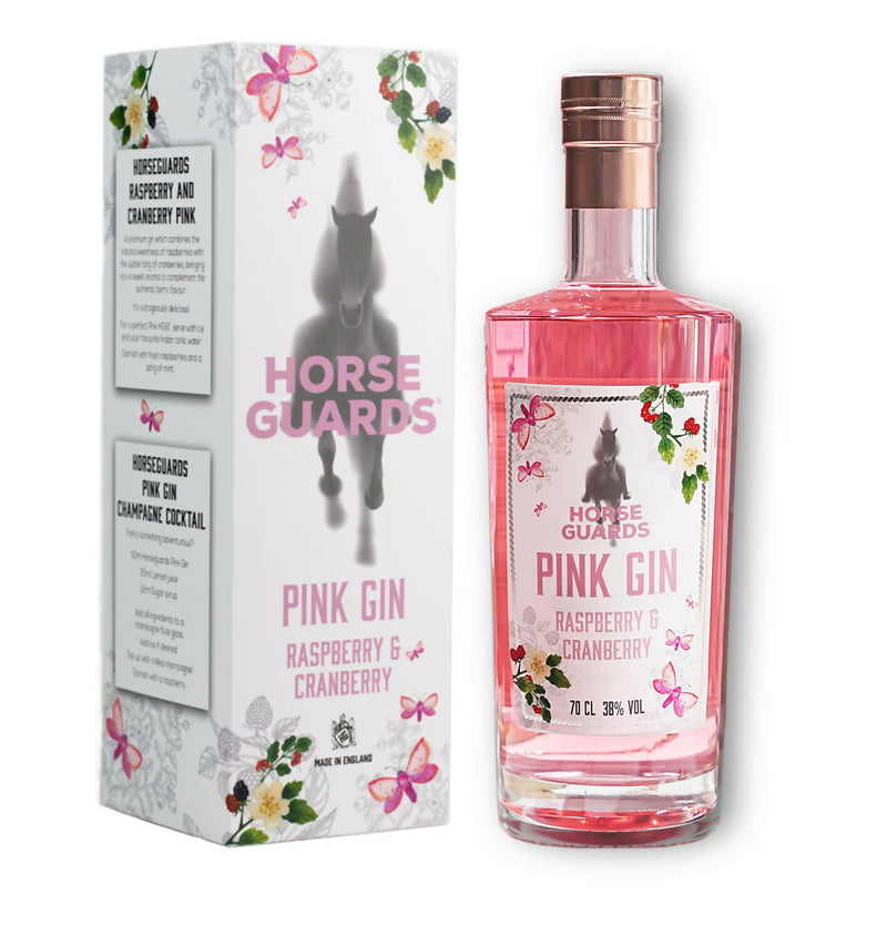 Horse Guards Raspberry & Cranberry Pink Gin 70cl