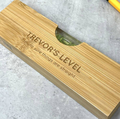 Personalised Wooden Spirit Level