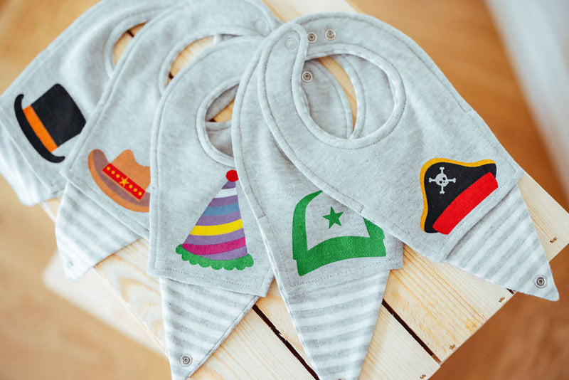 The ultimate Bibevie bundle: five pairs of embroidered animal dungarees with five matching bibs