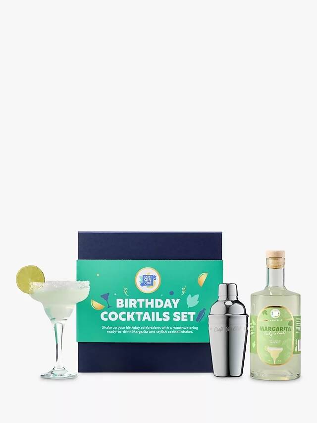 Craft Gin Club Happy Birthday Cocktails Set