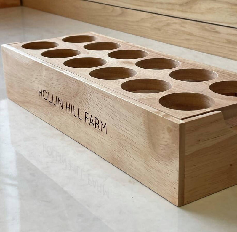 Personalised Wooden Egg Holder