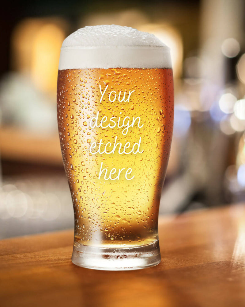 Bespoke Etched Beer Glass/Tankard