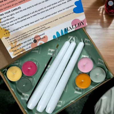 Paint your own candles kit