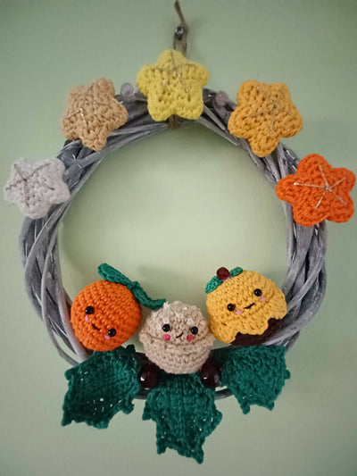 Handmade Sweet Treat Clementine Wreath