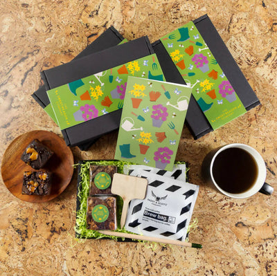 Gardening Treats, Brownies & Coffee Letterbox