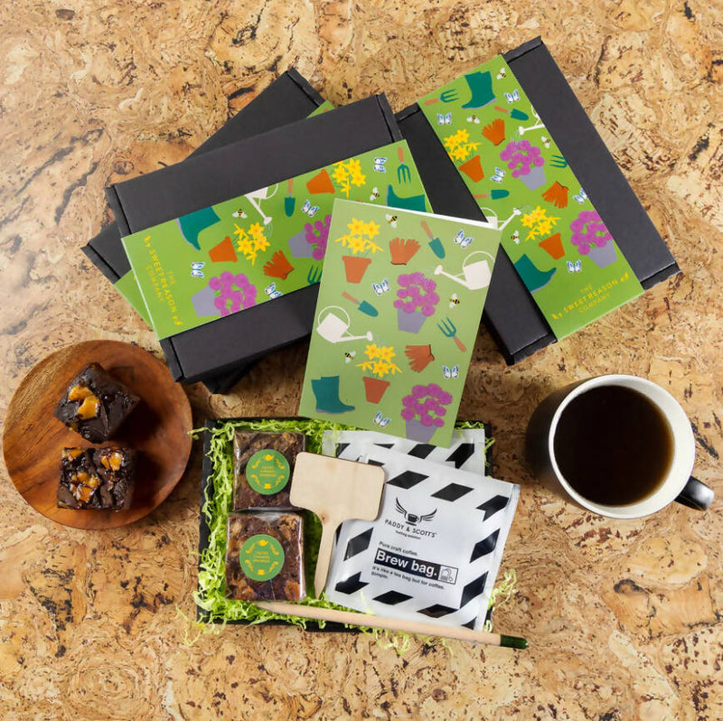 Gardening Treats, Brownies & Coffee Letterbox