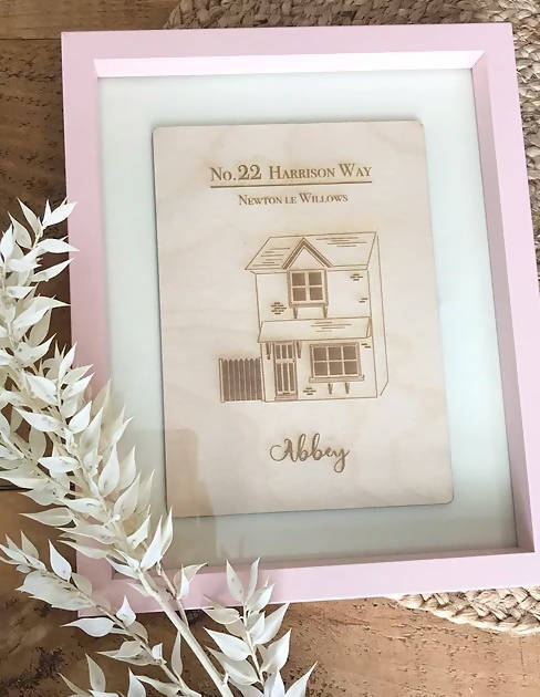 House Drawing Framed