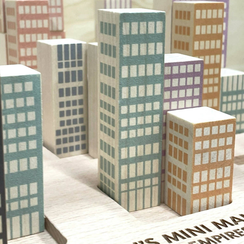 Personalised Wooden City Building Blocks