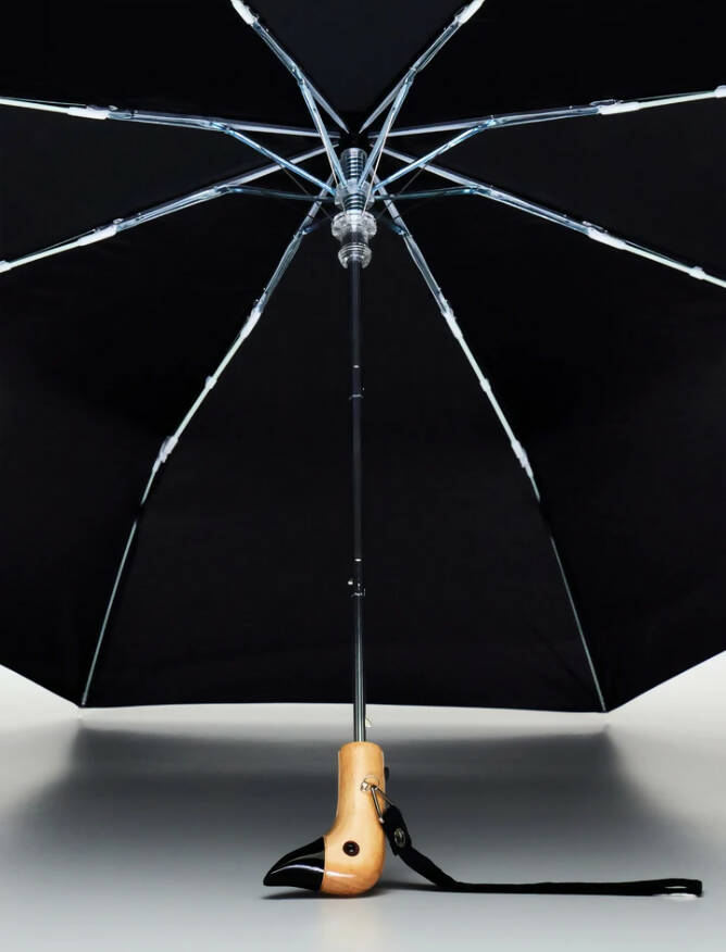 Black Eco-friendly Umbrella