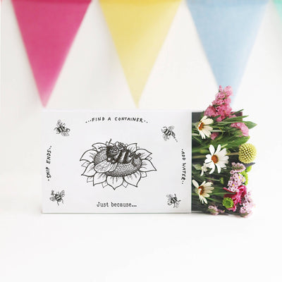 'Just Because' Fresh Flower Botanical Posy Gift Box