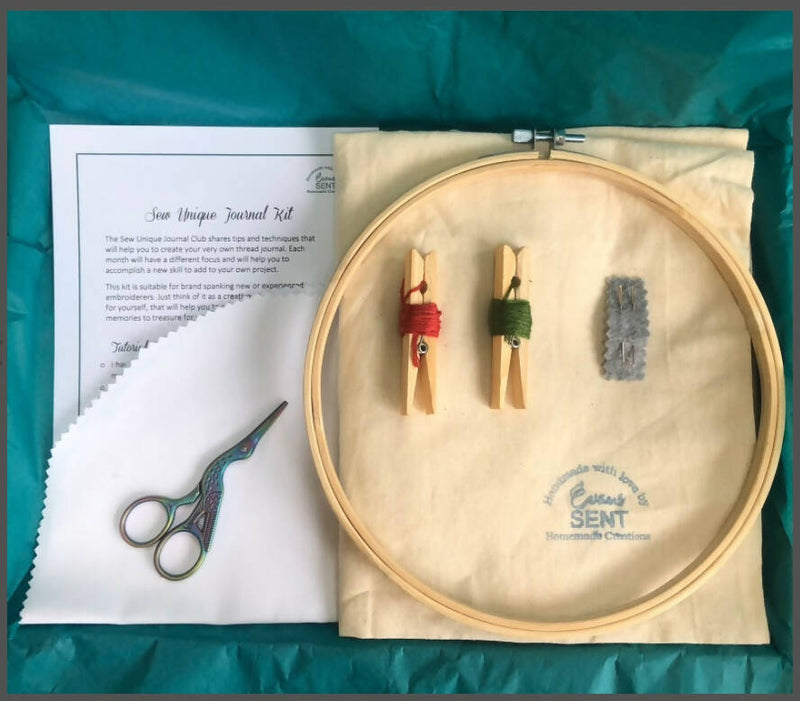Thread Journal Starter Embroidery Kit