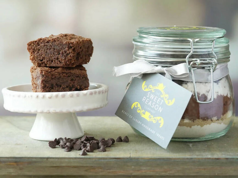 Vegan & Gluten Free Brownie Mix Jar