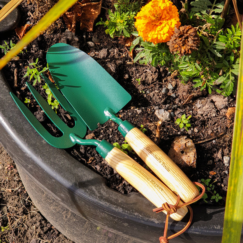 Personalised Fork & Trowel Gardening Tools