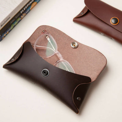 Personalised Leather 'Hira' Glasses Case
