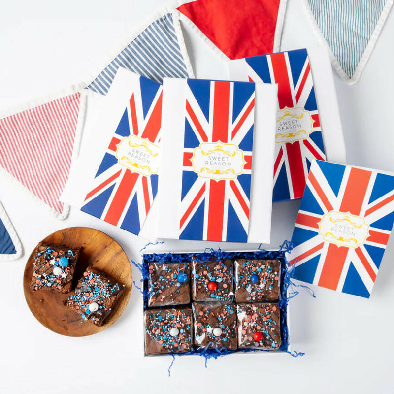 British Luxury Sprinkle Brownies