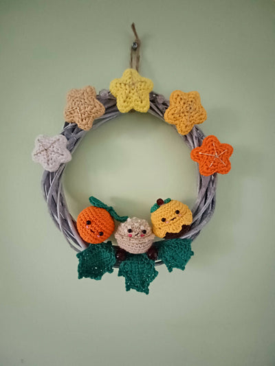 Handmade Sweet Treat Clementine Wreath