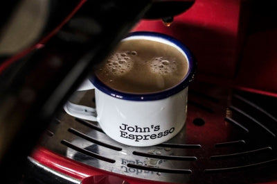 Personalised Espresso Enamel Cup