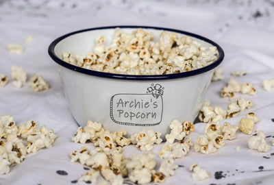 Personalised Enamel Popcorn Bowl