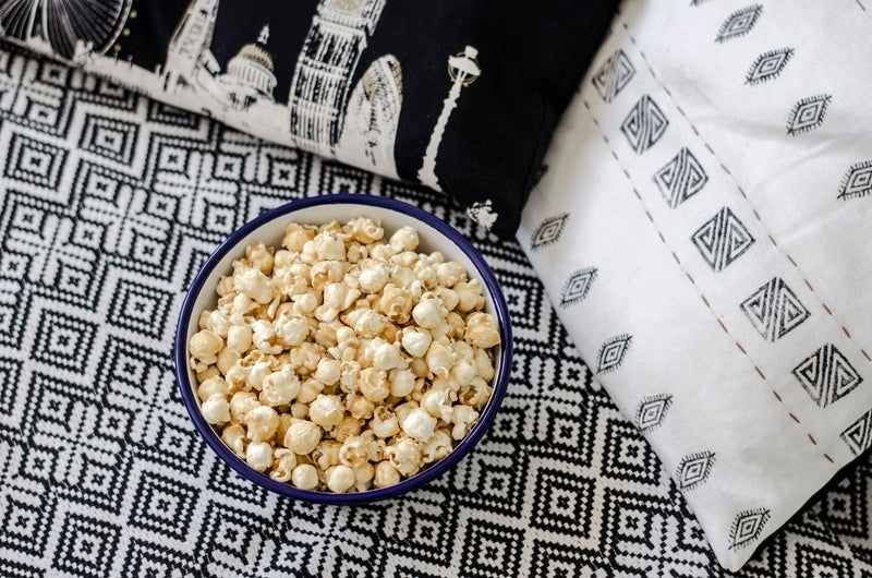 Personalised Enamel Popcorn Bowl