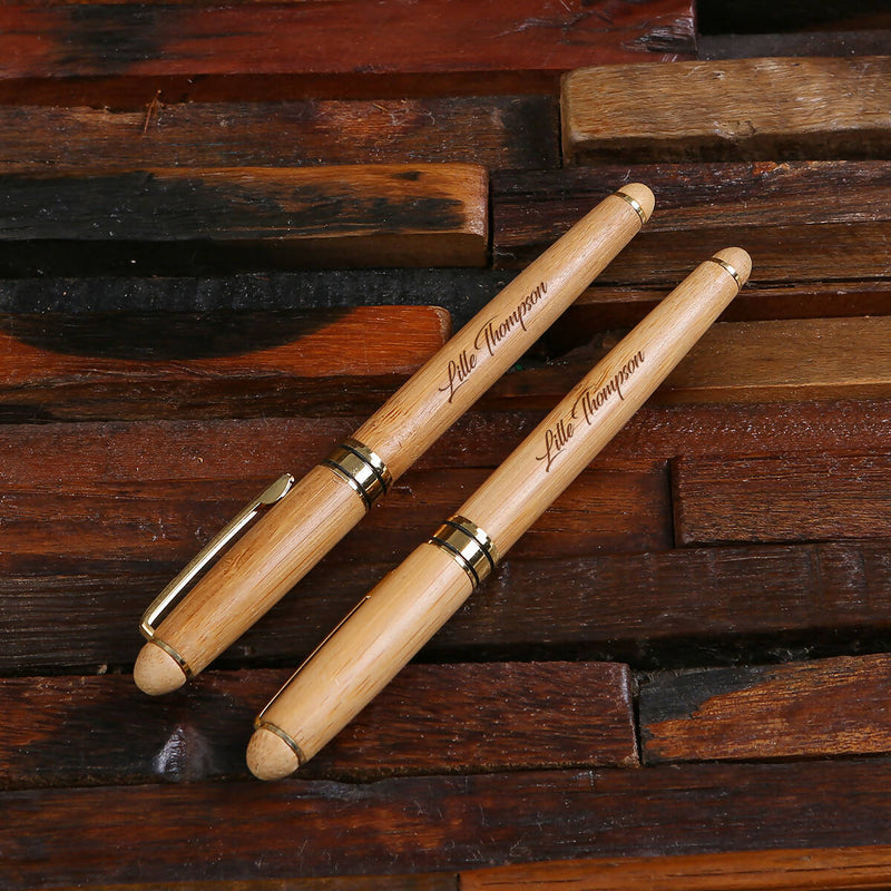 Executive Wood Capped Pen Set With Keepsake Box