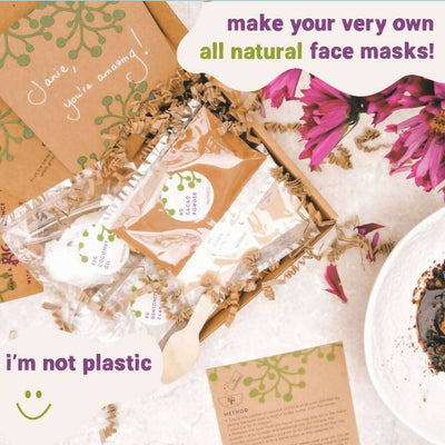 Congratulations Organic Vegan Face Mask Letterbox Gift