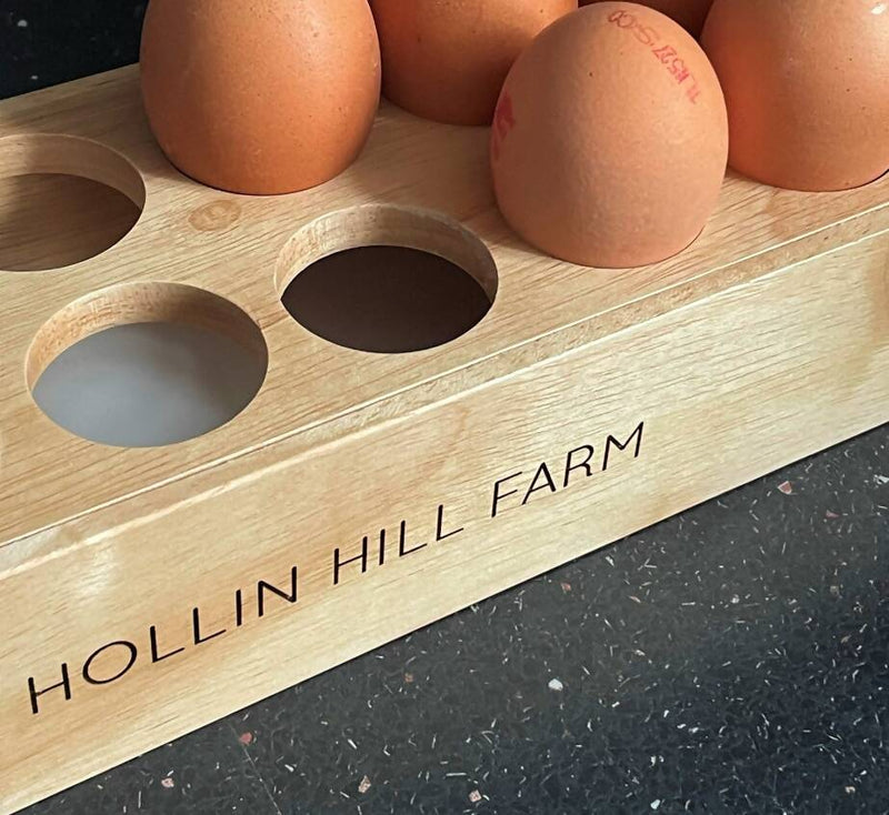 Personalised Wooden Egg Holder