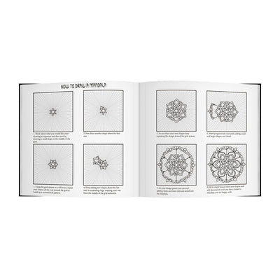 Mandala Sketchbook, mindful sketchbook. Create Your Own Designs