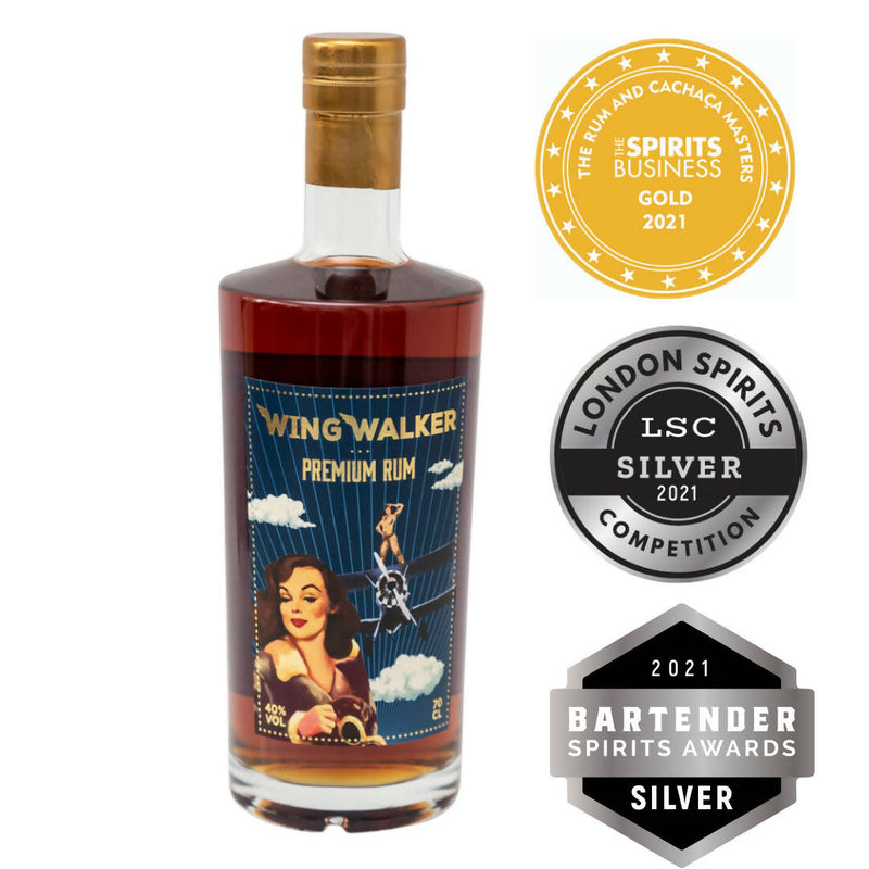 Wing Walker Premium Spiced Rum 70cl