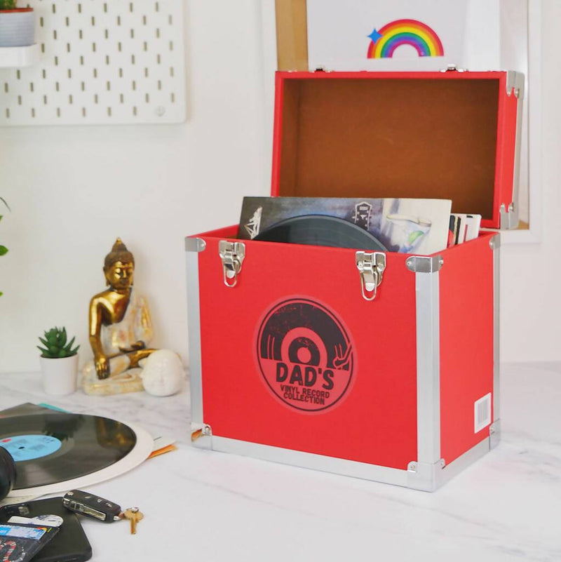 Personalised Vinyl Record Storage Case