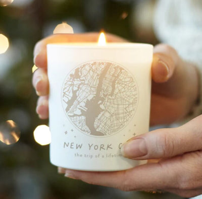 Any Map Personalised Candle Gift