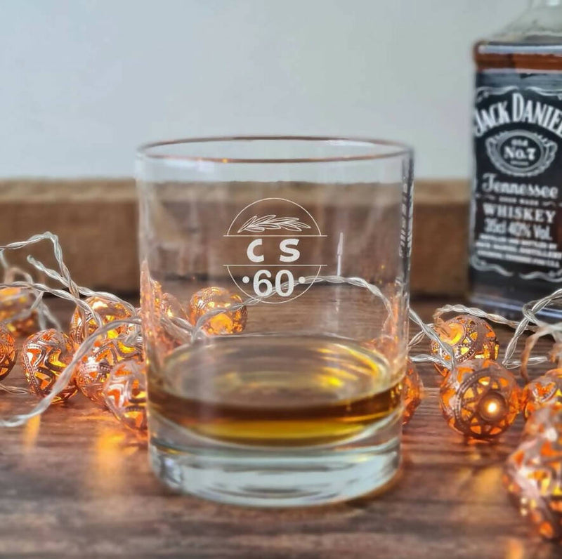 Personalised Birthday Whisky Glass