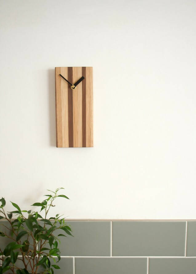 Striped clock