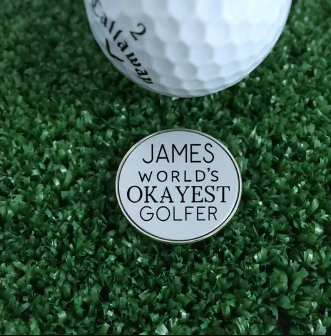 Personalised Golf Ball Markers