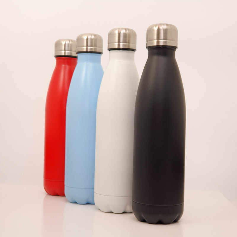 Personalised Stainless Steel Water Bottle 500ml