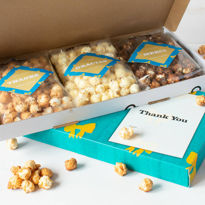 'Thank You' Gourmet Popcorn Letterbox Gift