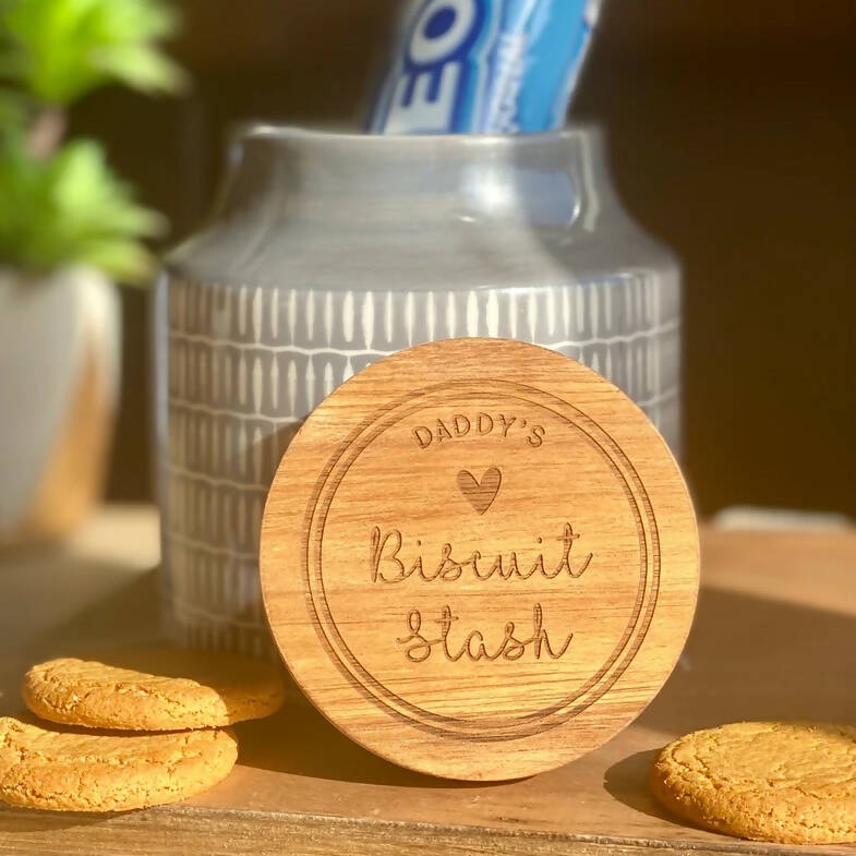 Personalised Biscuit Stash Treat Jar