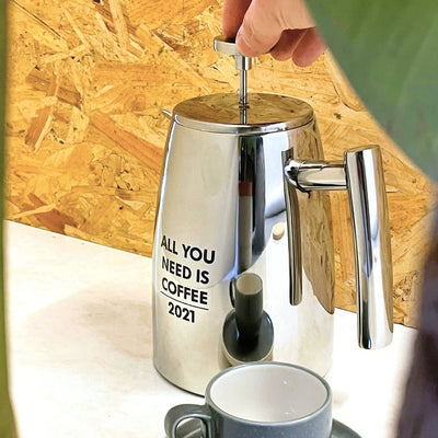 Personalised Stainless Steel Coffee Press