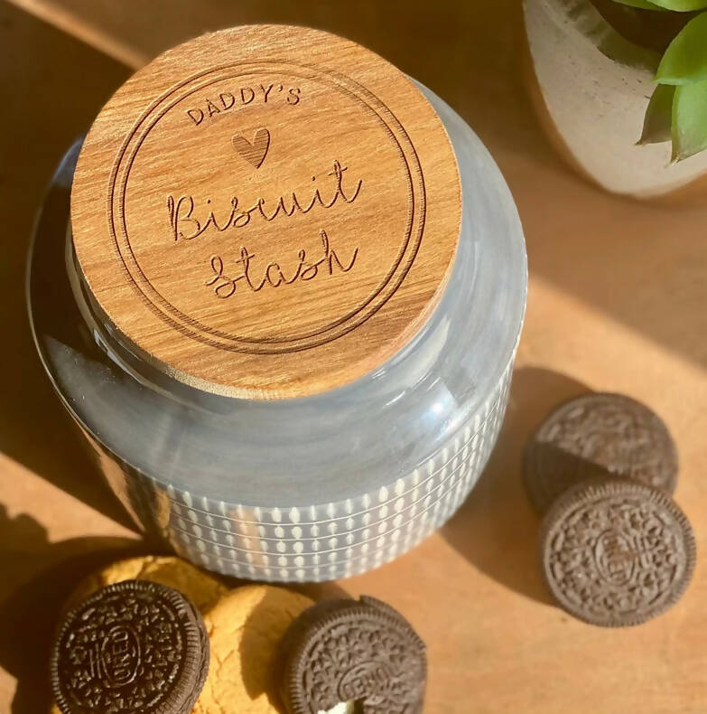 Personalised Biscuit Stash Treat Jar