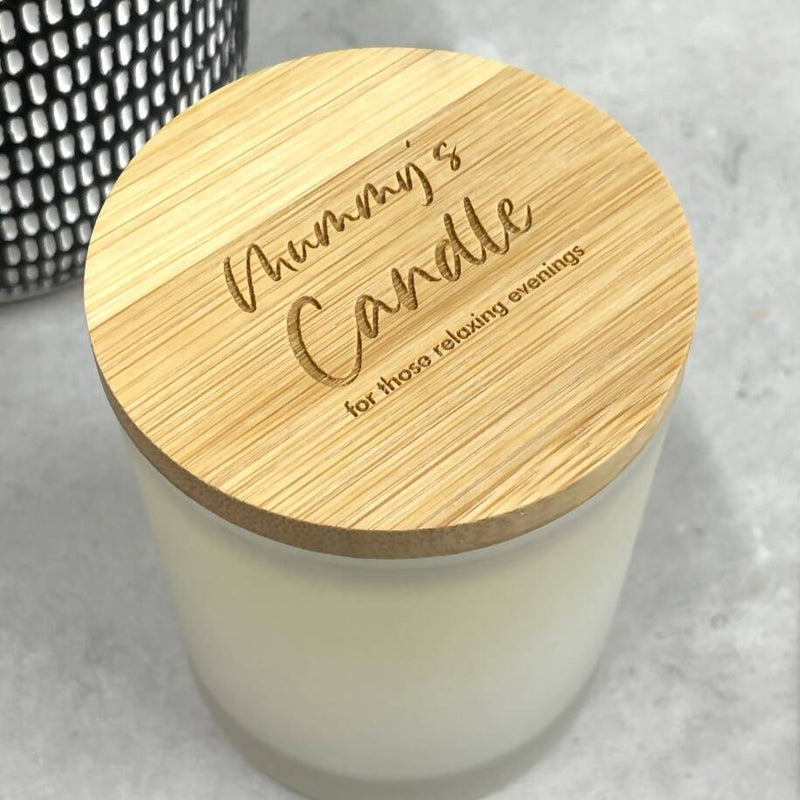 Personalised Vanilla Candle