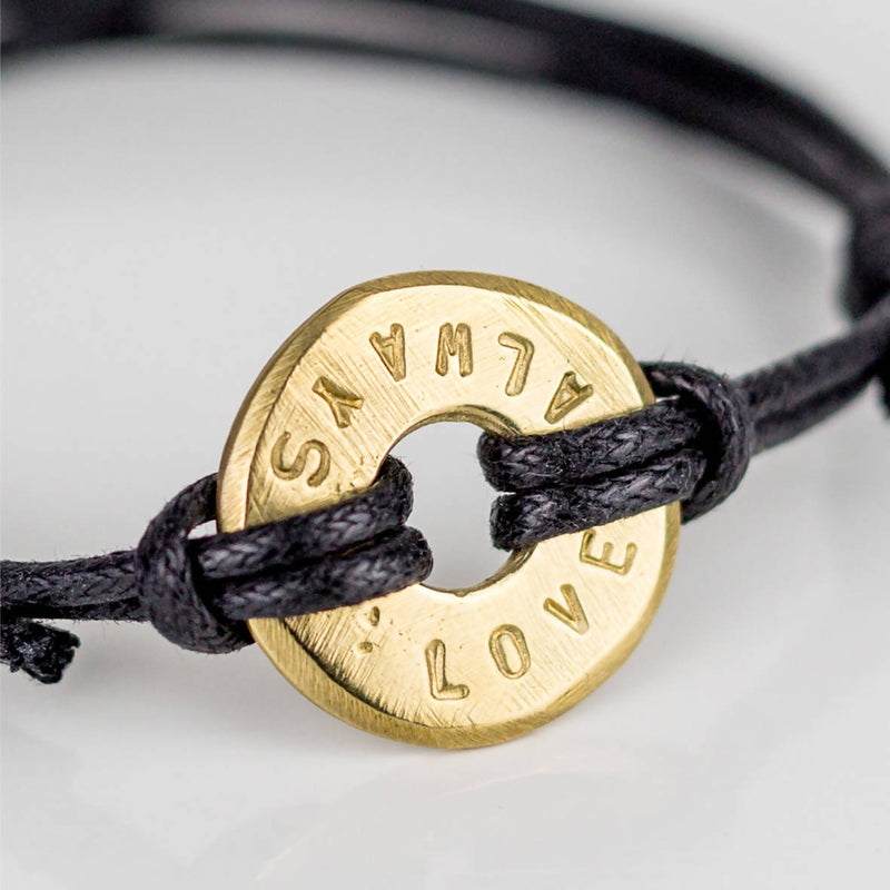 PERSONALISED WASHER BRACELET